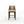Beige bar stool with wooden legs on a white background
