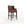 Brown bar stool on a white background