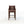 Brown bar stool on a white background