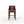 Brown bar stool on a white background
