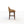 Brown bar stool on a white background