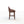 Brown bar stool on a white background