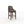 Gray cushioned bar stool on a white background