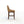 Brown bar stool on a white background