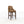 Brown bar stool on a white background