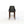 Black bar stool with wooden legs on a white background