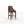 Brown bar stool on a white background